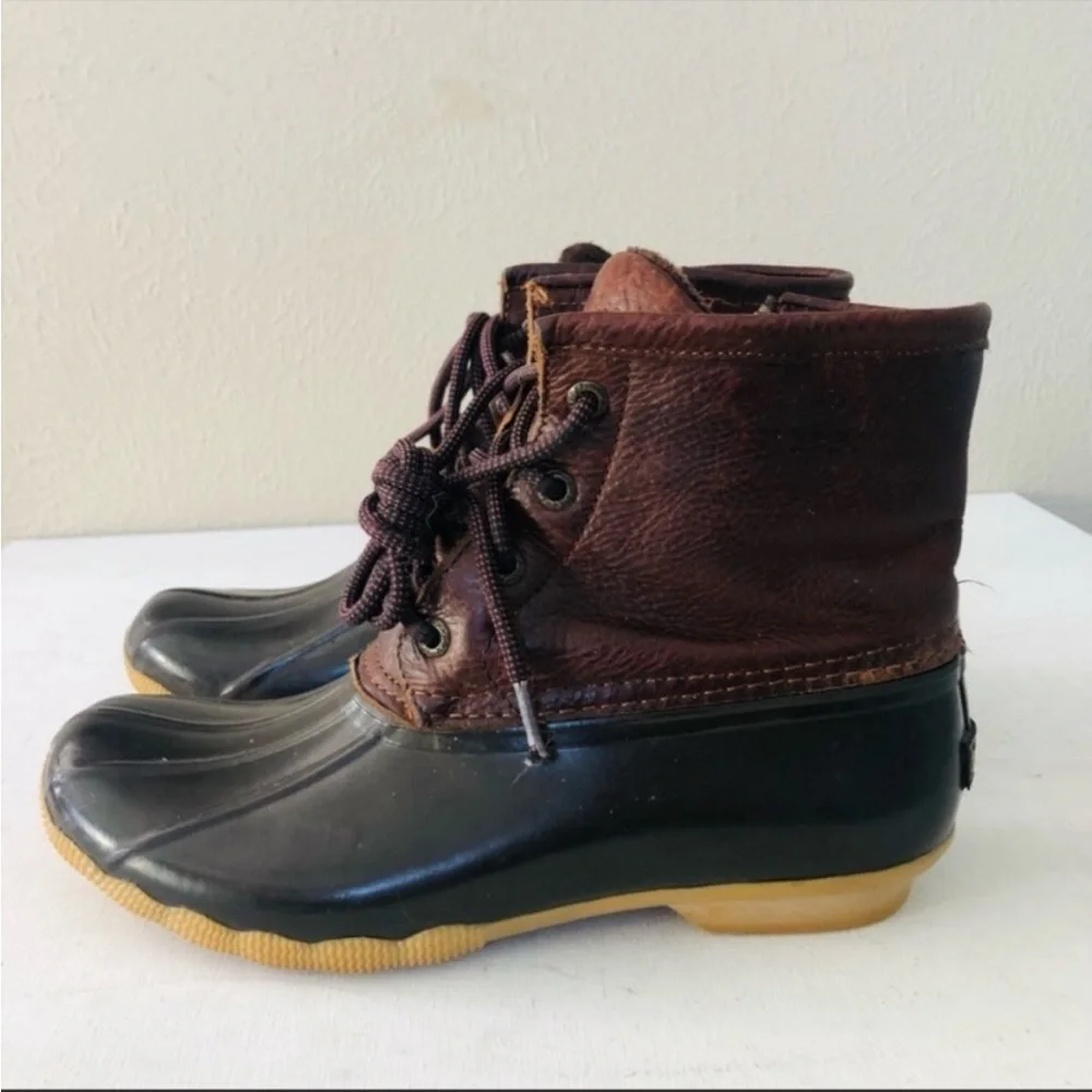 Sperry Saltwater duck brown leather boot